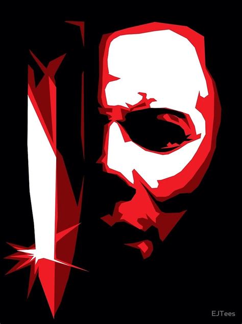 Michael Myers Horror Movie Icons Art Vector Art