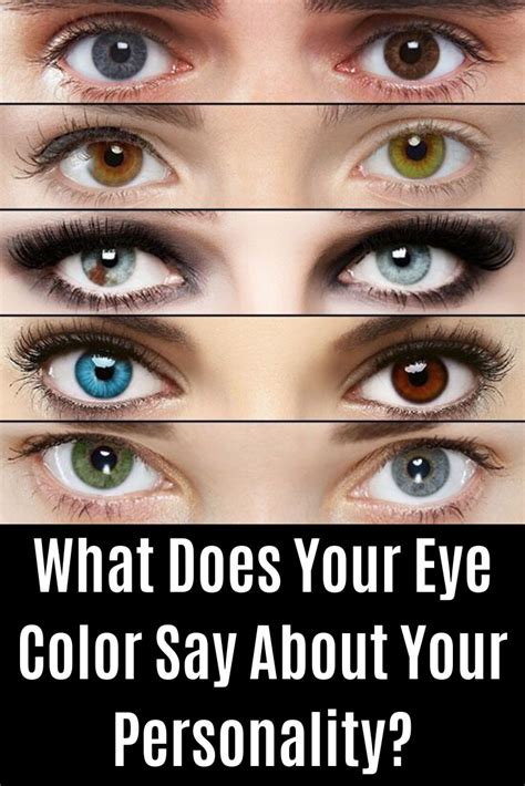 What Does Your Eye Color Say About Your Personality Eye Color Eye