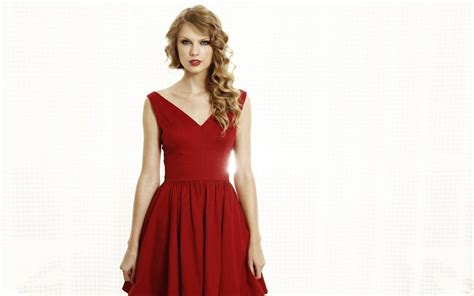 Taylor Swift Hot In Red Dress Hot Photo Fair Usage