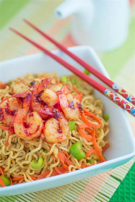 Healthy Ramen Noodles With Shrimp Fun Love And Cooking
