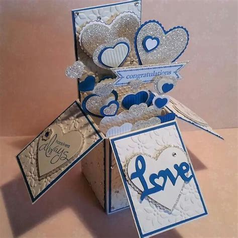 See more ideas about how to make bows, bows, card making techniques. Wedding Card-In-A-Box by Butterflies n Bows using mainly ...