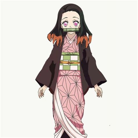 Nezuko Whit Short Hair Is The Best Japanese To English Cool Anime
