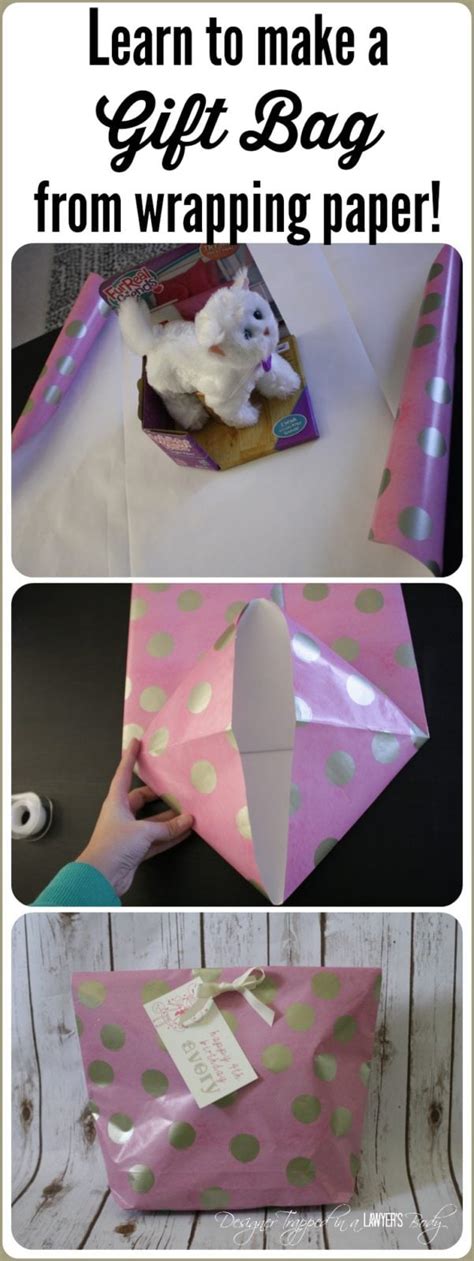 It's bad manners to let your gift recipient know how much those mittens cost, or that they were on sale in the bargain bin. How to Make a Gift Bag from Wrapping Paper ...