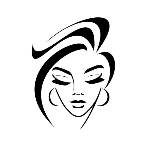 Vector Art Face Logo