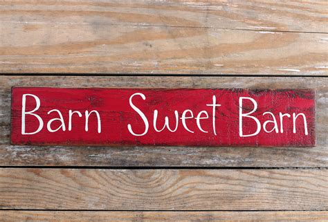 Barn Sweet Barn Reclaimed Wood Sign By Our Backyard Studio Of Mill