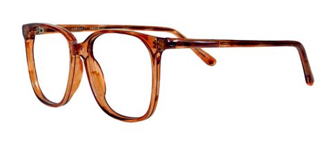 1980 S Amber Eyeglass Frames