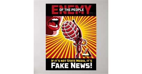 fake news poster zazzle
