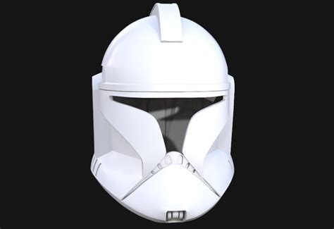 Clone Trooper Helmet Inspired 3d Model Stl Etsy