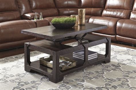 Furniture 50 inspirational lift top coffee table ashley furniture, source: Rogness Lift Top Cocktail Table in Rustic Brown by Ashley