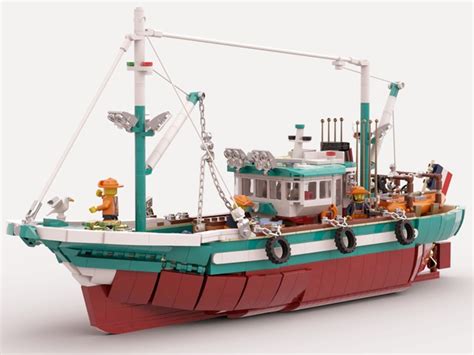 The Great Fishing Boat Reaches 10 000 Supporters On Lego Ideas Toys N