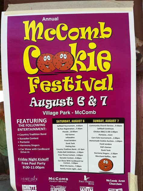 Mccomb Cookie Festival Mccomb Ohio