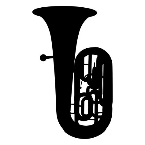 Tuba Musical Instrument Silhouette 21915594 Vector Art At Vecteezy