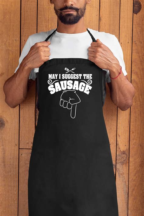 Funny Bbq Apron Novelty Aprons Cooking Ts For Men May I Etsy Uk