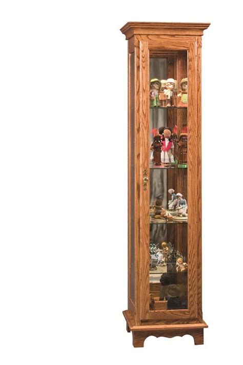 Solid oak cabinet, solid oak shelves. Amish Small Curio Cabinet | Curio cabinet, Amish furniture ...