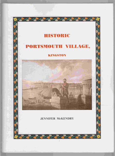 Historic Portsmouth Village Kingston By Mckendry Jennifer Very Good