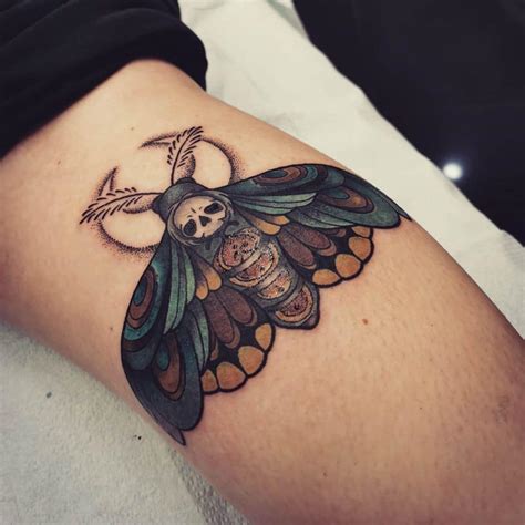 Moth Tattoo Designs Forearm Elton Mclaurin