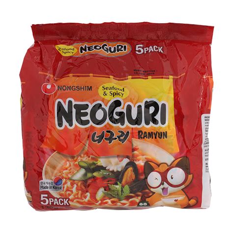 Nongshim Neoguri Ramyun Seafood Spicy 120g Pack 5 Tops Online