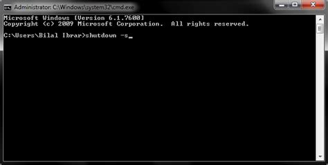 Shutting Down Pc Through The Command Line A Simple Manual