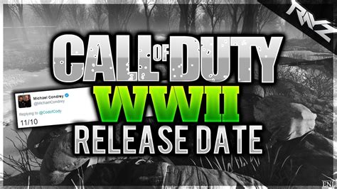 Typically we see gamestop open late for a midnight call of duty release date event, but there is no confirmation yet. "Call of Duty: World War 2" Release Date Leaked By Micheal ...