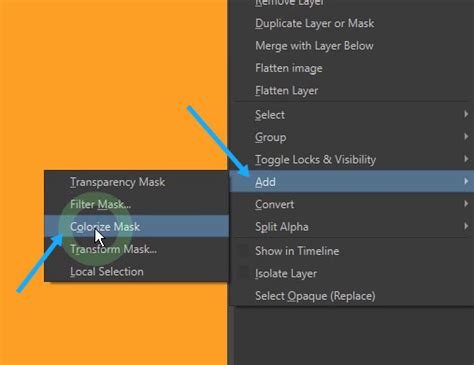 How To Add Color Quickly In Krita Using Colorize Mask Part 1 Krita