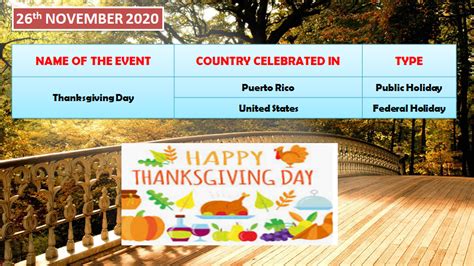 Holidays November 2020 Also Observances And Events List Swakosh