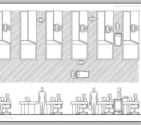 Counter Autocad 2d Cad Files Dwg Files Plans And Details