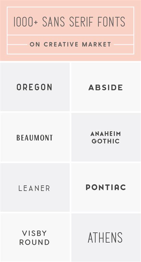 The Best Sans Serif Fonts For Your Next Creative Project Best Sans