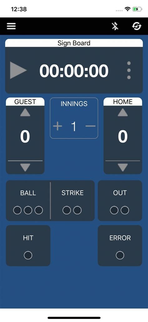 Ios Android Scoreboard App