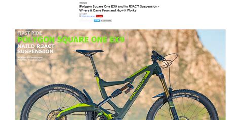 Polygon Xquarone Ex9 And Its R3act Suspension Where It Came From And
