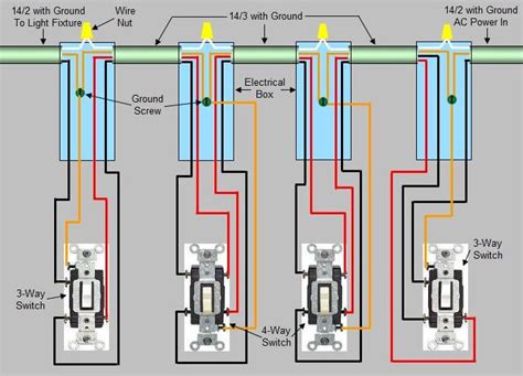 House Wiring 4 Way Switch Diagram