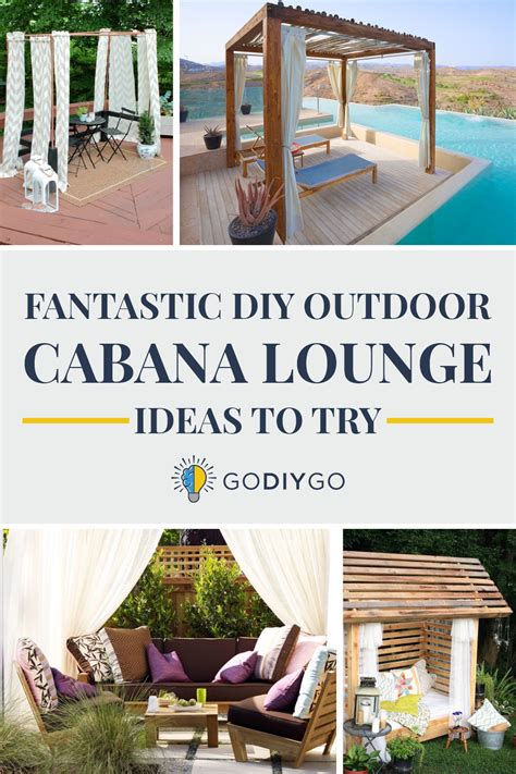 8 Fantastic Diy Outdoor Cabana Lounge Ideas To Try ~ Godiygocom