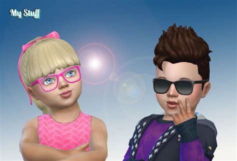 Glasses Wayfarer Conversion My Stuff Sims 4 Toddler Sims 4 Sims 4