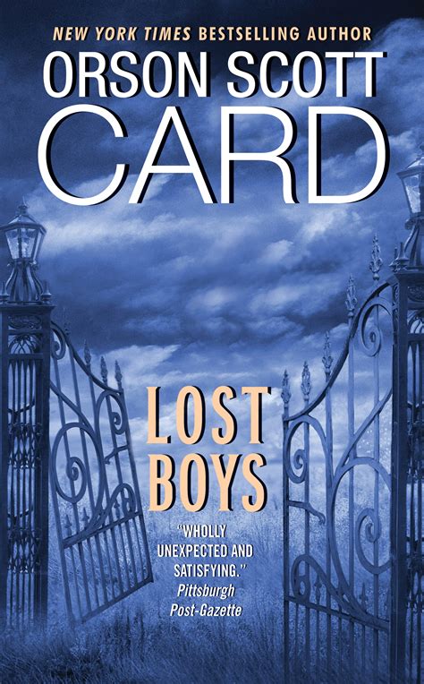 Those books are organized into the ender quintet, the five books that chronicle the life of ender wiggin; Lost Boys by Orson Scott Card - Book - Read Online