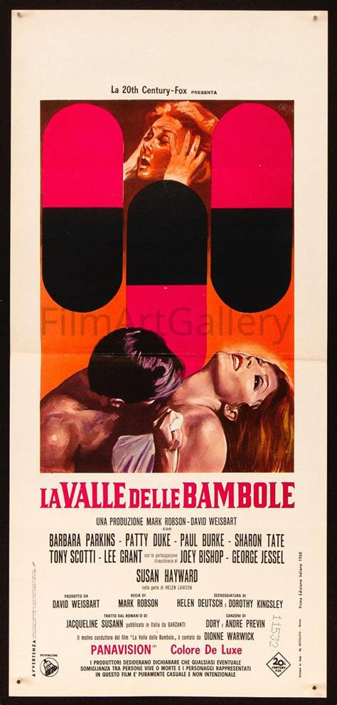 Valley Of The Dolls Movie Poster 1969 Italian Locandina 13x28