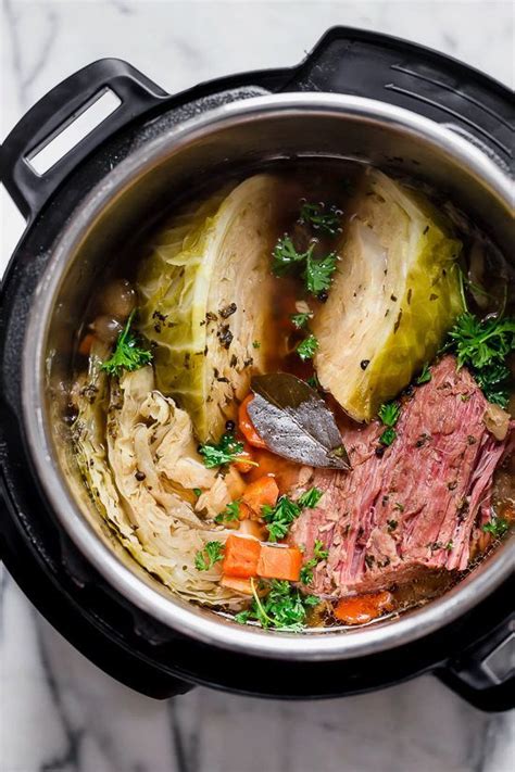 Instant Pot Corned Beef And Cabbage Recipe Crockpot Recipes Beef