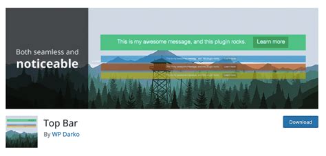 How to set up top bar menu. Best Notification Bar Plugins for WordPress