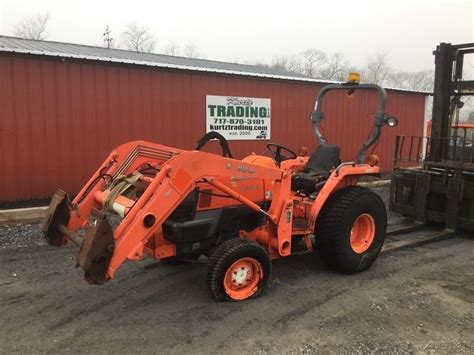 2008 Kubota L3400 4x4 Compact Tractor W Loader Needs Work Read