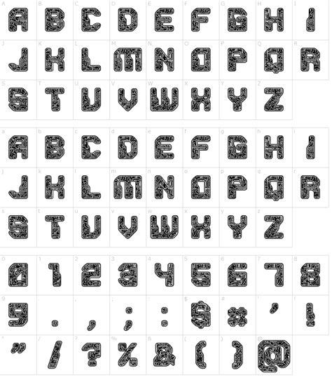 Use your font formatting to give the words the yellow inside and navy blue outside. PCB Font Download