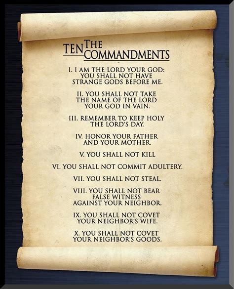 10 Commandments Graphic Wall Plaque Catholic To The Max Online Catholic Store