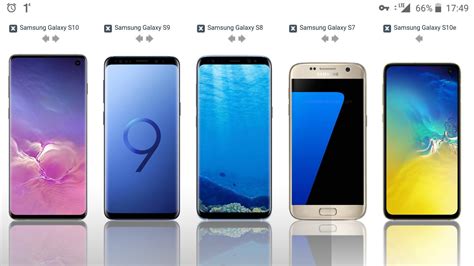 Samsung S9 And S10e Comparison Samsung Galaxy S10 Vs S9 Whats The