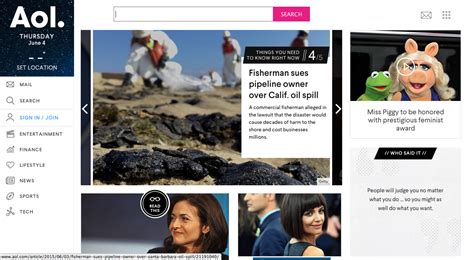 Aol Launches New Mobile First Website Design Week