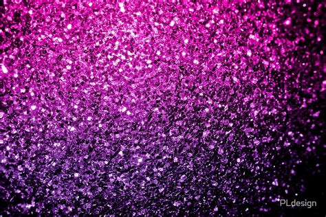 Beautiful Purple Pink Ombre Glitter Sparkles Posters By Pldesign