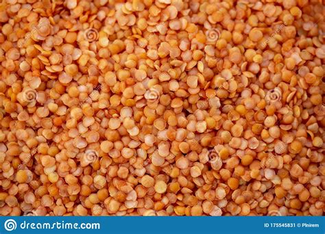 Raw Red Lentil Texture Stock Image Image Of Background