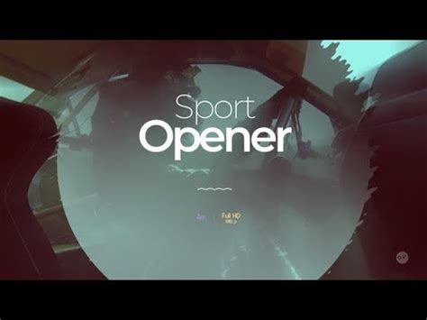 Impressive, customizable, easy to integrate. Action Sport Opener | Intro | After Effects template - YouTube