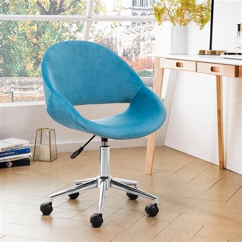 Ovios Cute Desk Chairplush Velvet Office Chair For Home Or Office