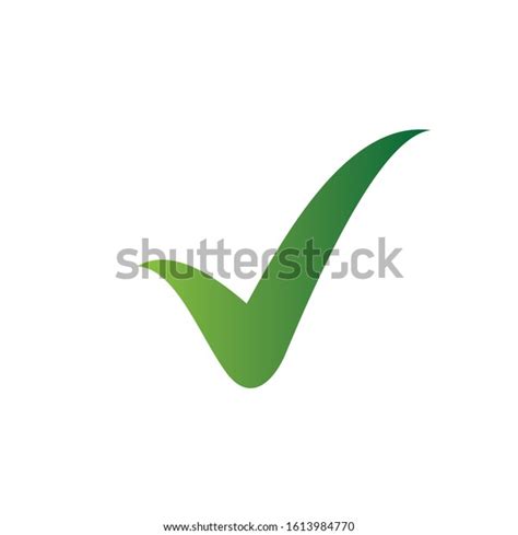 Green Check Mark Icon Confirm Symbol Stock Vektorgrafik Lizenzfrei