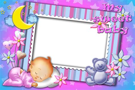 My Sweet Baby Transparent Photo Frame Baby Picture Frames Birthday