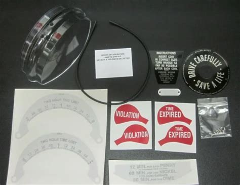 Restoration Parts Lot For Your Duncan Parking Meter Model 60 2 Hour