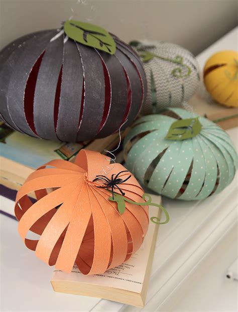 Easy Patterned Paper Pumpkins Kids Can Do It Its Always Autumn