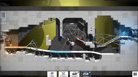 Bridge Constructor Portal Gameplay Youtube